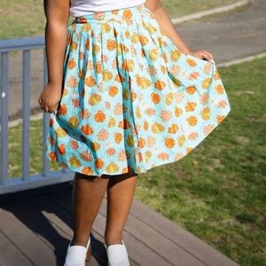 Modcloth Marisol Lasybug 60s  A-Line Skirt NWT